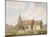 South-West View of Holy Cross Church, Greenford, Middlesex, C1825-null-Mounted Giclee Print