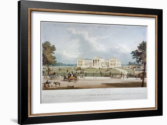 South-West View of the London Orphan Asylum in Lower Clapton, Hackney, London, C1830-George Hawkins-Framed Giclee Print