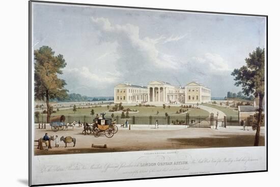 South-West View of the London Orphan Asylum in Lower Clapton, Hackney, London, C1830-George Hawkins-Mounted Giclee Print