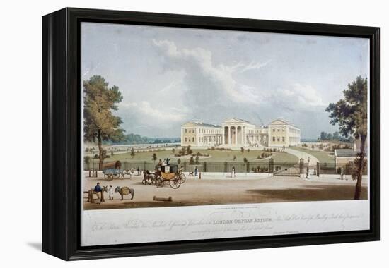 South-West View of the London Orphan Asylum in Lower Clapton, Hackney, London, C1830-George Hawkins-Framed Premier Image Canvas