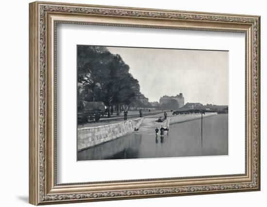 'Southampton - The Platform', 1895-Unknown-Framed Photographic Print