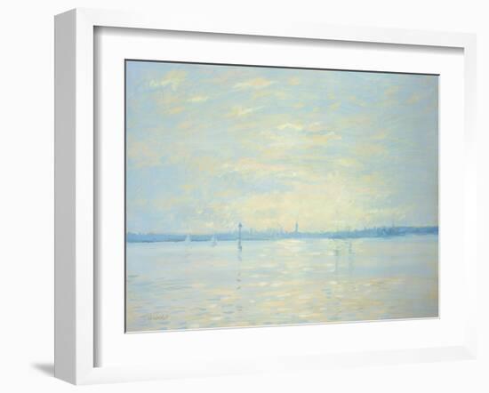 Southampton Water, Sunset, 1999-Jennifer Wright-Framed Giclee Print