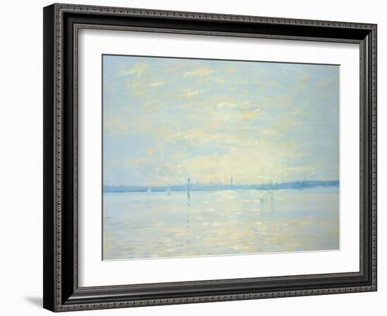 Southampton Water, Sunset, 1999-Jennifer Wright-Framed Giclee Print