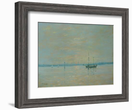 Southampton Water Sunset-Jennifer Wright-Framed Giclee Print