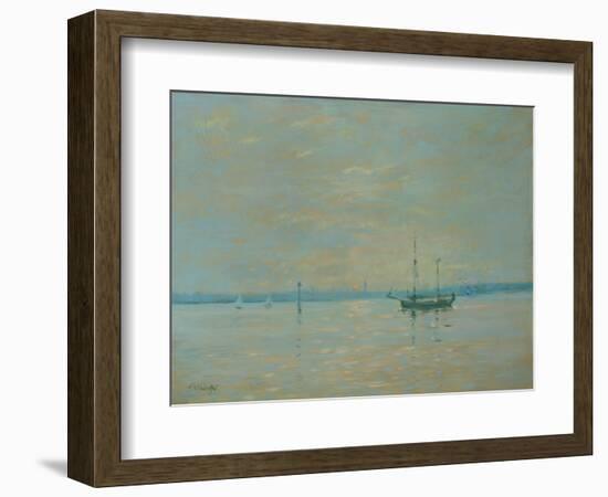 Southampton Water Sunset-Jennifer Wright-Framed Giclee Print