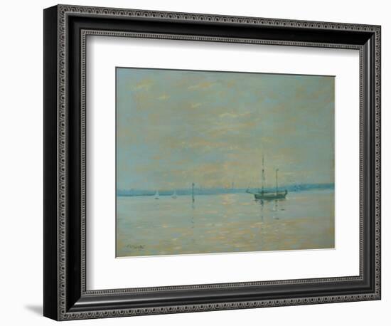 Southampton Water Sunset-Jennifer Wright-Framed Giclee Print