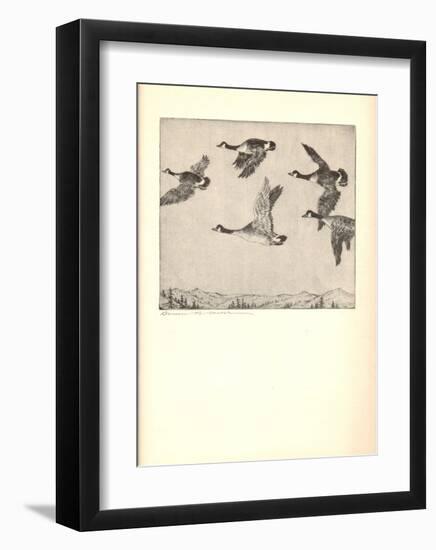 Southbound Geese-Benson B Moore-Framed Lithograph