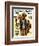 "Southbound Hitchhiker," Saturday Evening Post Cover, October 19, 1935-Joseph Christian Leyendecker-Framed Giclee Print