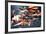 Southeast Asia, China, Macau, Japanese Koi Fish in Motion-Terry Eggers-Framed Photographic Print