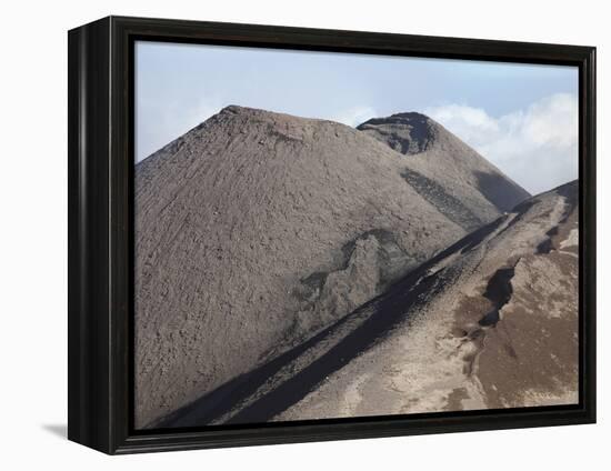 Southeast Crater of Mount Etna Volcano, Sicily, Italy-Stocktrek Images-Framed Premier Image Canvas