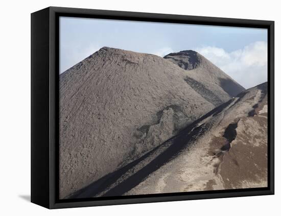 Southeast Crater of Mount Etna Volcano, Sicily, Italy-Stocktrek Images-Framed Premier Image Canvas