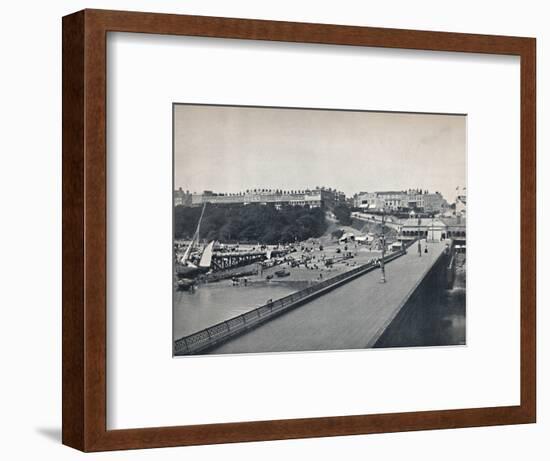 'Southend - From the Pier', 1895-Unknown-Framed Photographic Print