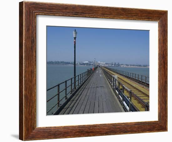 Southend Pier, Southend-On-Sea, Essex, England, United Kingdom, Europe-Ethel Davies-Framed Photographic Print