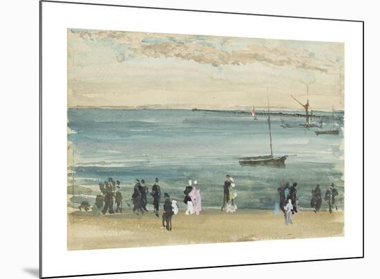 Southend Pier-James McNeill Whistler-Mounted Premium Giclee Print