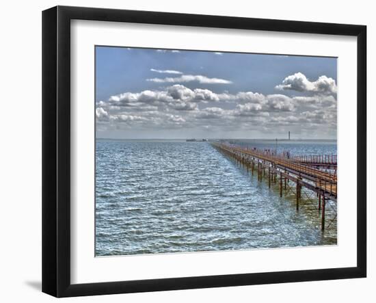 Southend Pier-Toula Mavridou-Messer-Framed Photographic Print