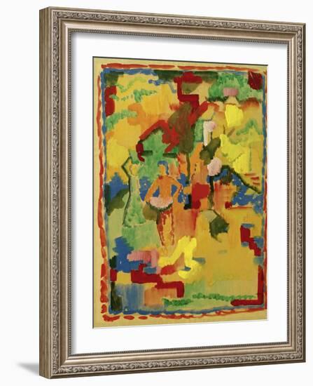 Southerly Garden-Auguste Macke-Framed Giclee Print