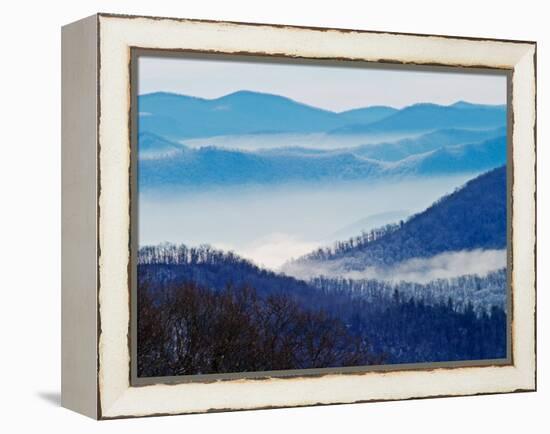 Southern Appalachian Mountains, Great Smoky Mountains National Park, North Carolina, USA-Adam Jones-Framed Premier Image Canvas