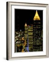 Southern Bell Building at Night, Atlanta, Georgia, USA-Marilyn Parver-Framed Photographic Print