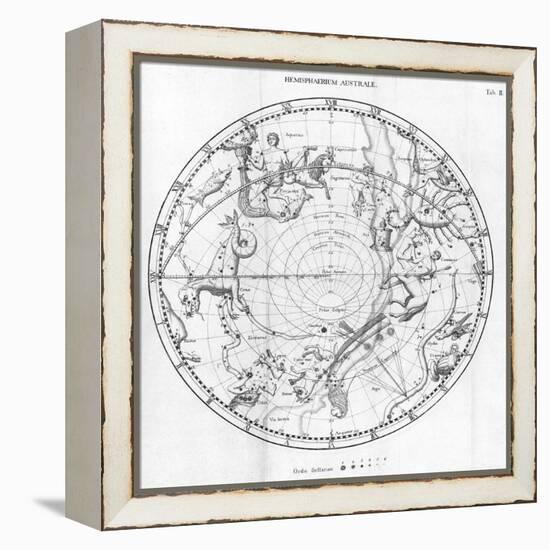 Southern Celestial Map-Science, Industry and Business Library-Framed Premier Image Canvas