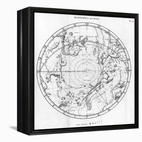 Southern Celestial Map-Science, Industry and Business Library-Framed Premier Image Canvas