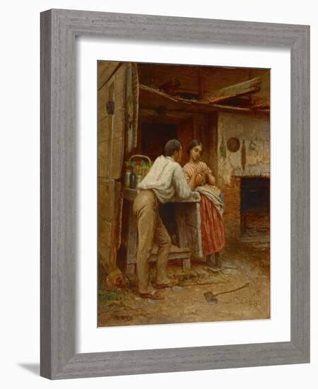 Southern Courtship, 1859 (Oil on Canvas)-Eastman Johnson-Framed Giclee Print