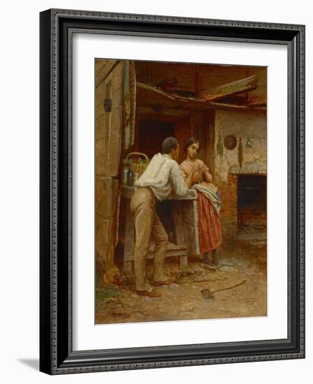 Southern Courtship, 1859 (Oil on Canvas)-Eastman Johnson-Framed Giclee Print