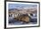 Southern elephant seal, male at sunrise, St Andrews Bay, South Georgia-Tony Heald-Framed Photographic Print