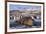 Southern elephant seal, male at sunrise, St Andrews Bay, South Georgia-Tony Heald-Framed Photographic Print