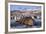 Southern elephant seal, male at sunrise, St Andrews Bay, South Georgia-Tony Heald-Framed Photographic Print