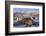 Southern elephant seal, male at sunrise, St Andrews Bay, South Georgia-Tony Heald-Framed Photographic Print