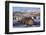 Southern elephant seal, male at sunrise, St Andrews Bay, South Georgia-Tony Heald-Framed Photographic Print