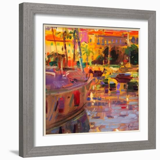 Southern French Port-Peter Graham-Framed Giclee Print