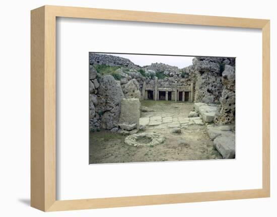 Southern Gigantija temple on Malta, 31st century BC. Artist: Unknown-Unknown-Framed Photographic Print