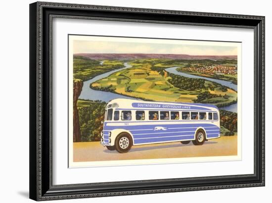 Southern Greyhound Bus-null-Framed Art Print