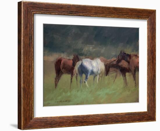 Southern Horses-Valtcho Tonov-Framed Art Print