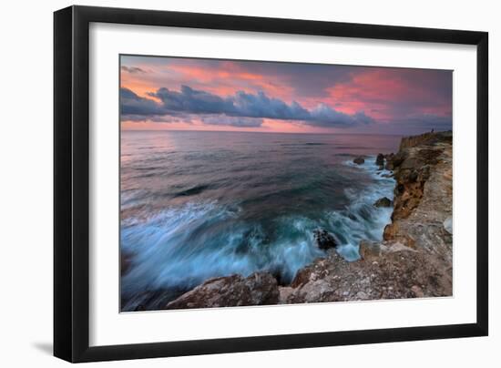 Southern Kauai Epic Sunrise Hawaii Coast Stormy Natural Beauty-Vincent James-Framed Photographic Print