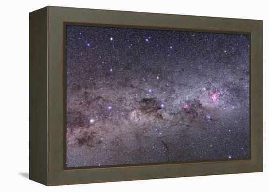 Southern Milky Way with Eta Carinae, Crux and Alpha and Beta Centauri-null-Framed Premier Image Canvas
