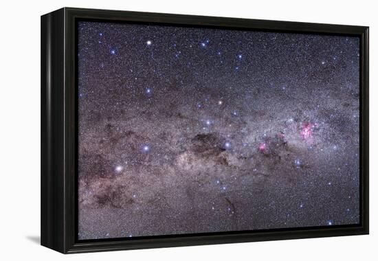 Southern Milky Way with Eta Carinae, Crux and Alpha and Beta Centauri-null-Framed Premier Image Canvas