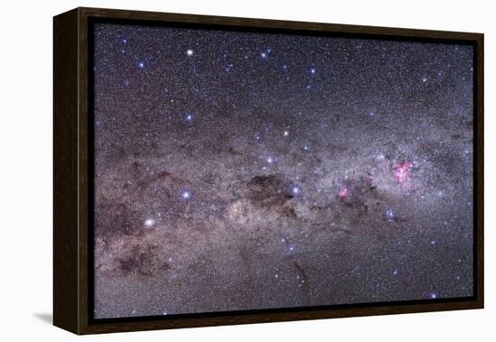 Southern Milky Way with Eta Carinae, Crux and Alpha and Beta Centauri-null-Framed Premier Image Canvas