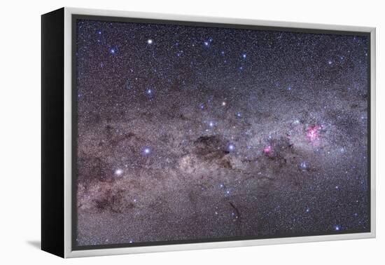 Southern Milky Way with Eta Carinae, Crux and Alpha and Beta Centauri-null-Framed Premier Image Canvas