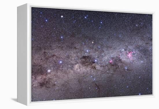 Southern Milky Way with Eta Carinae, Crux and Alpha and Beta Centauri-null-Framed Premier Image Canvas