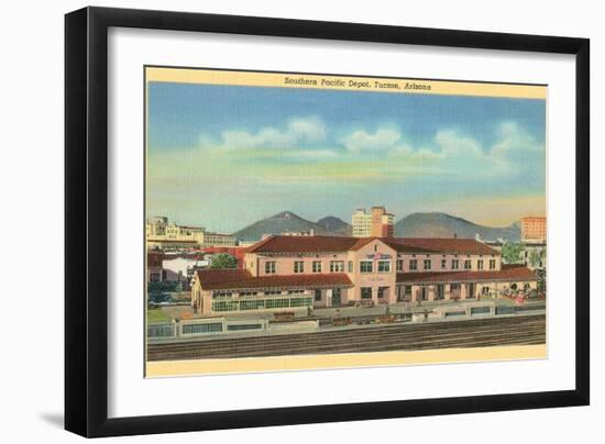 Southern Pacific Depot, Tucson, Arizona-null-Framed Art Print