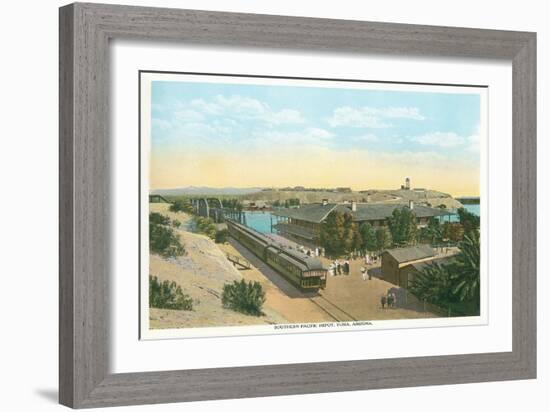 Southern Pacific Depot, Yuma-null-Framed Art Print