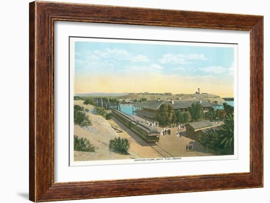 Southern Pacific Depot, Yuma-null-Framed Art Print