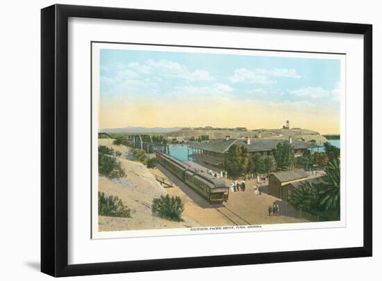 Southern Pacific Depot, Yuma-null-Framed Art Print