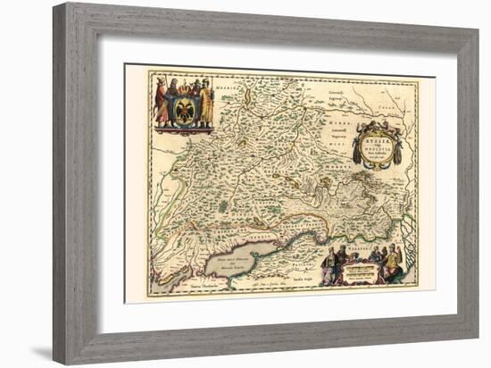 Southern Part Of Russia-Willem Janszoon Blaeu-Framed Art Print