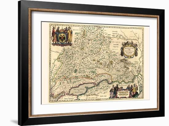 Southern Part Of Russia-Willem Janszoon Blaeu-Framed Art Print