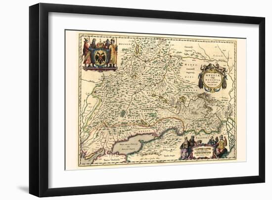 Southern Part Of Russia-Willem Janszoon Blaeu-Framed Art Print