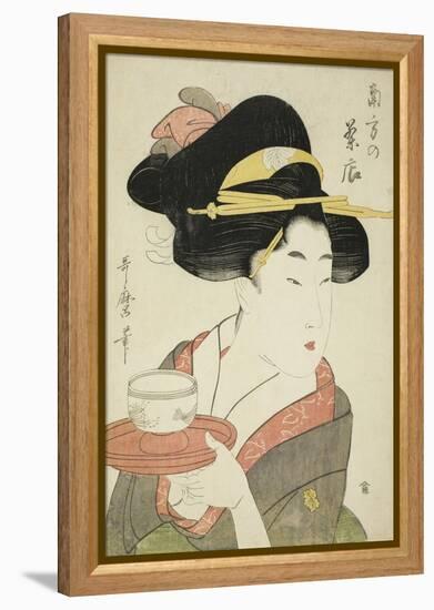 Southern Teahouse-Kitagawa Utamaro-Framed Premier Image Canvas