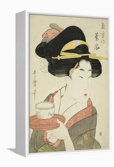 Southern Teahouse-Kitagawa Utamaro-Framed Premier Image Canvas